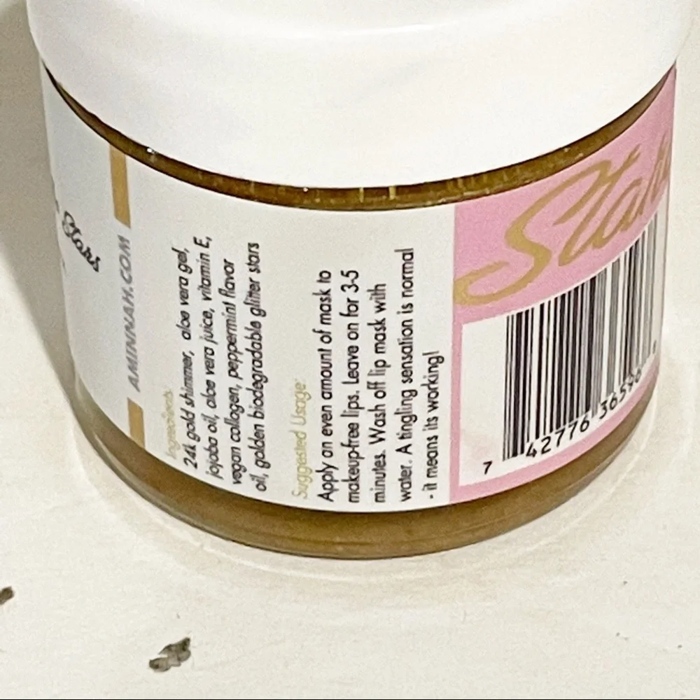 AMNH Kiss The Stars 24K Gold‎ Lip Plumping Mask New 1oz